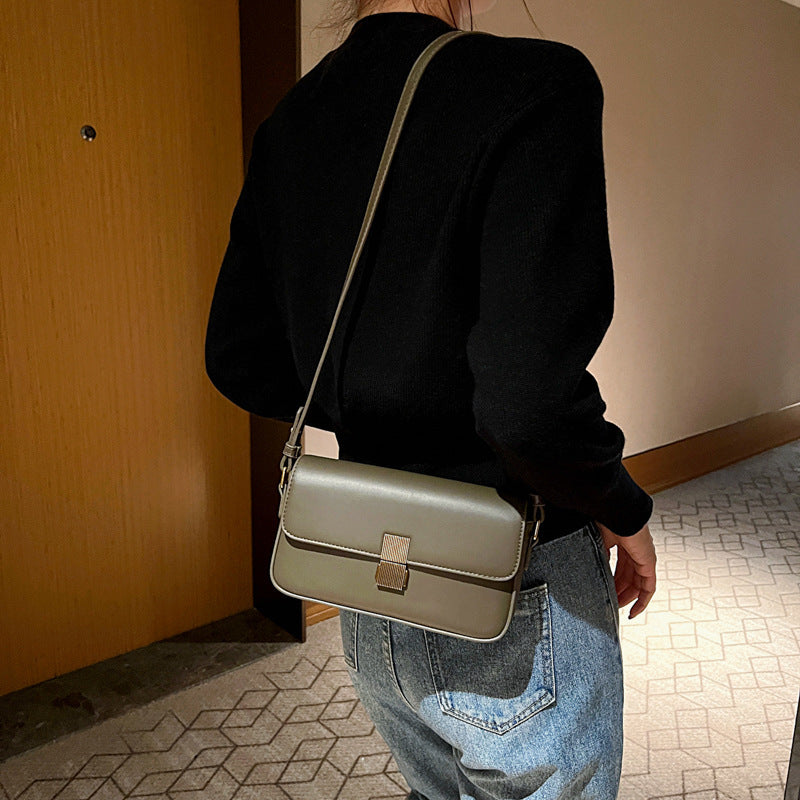 Single Shoulder Women's New Texture And Fashion Niche Crossbody Bag