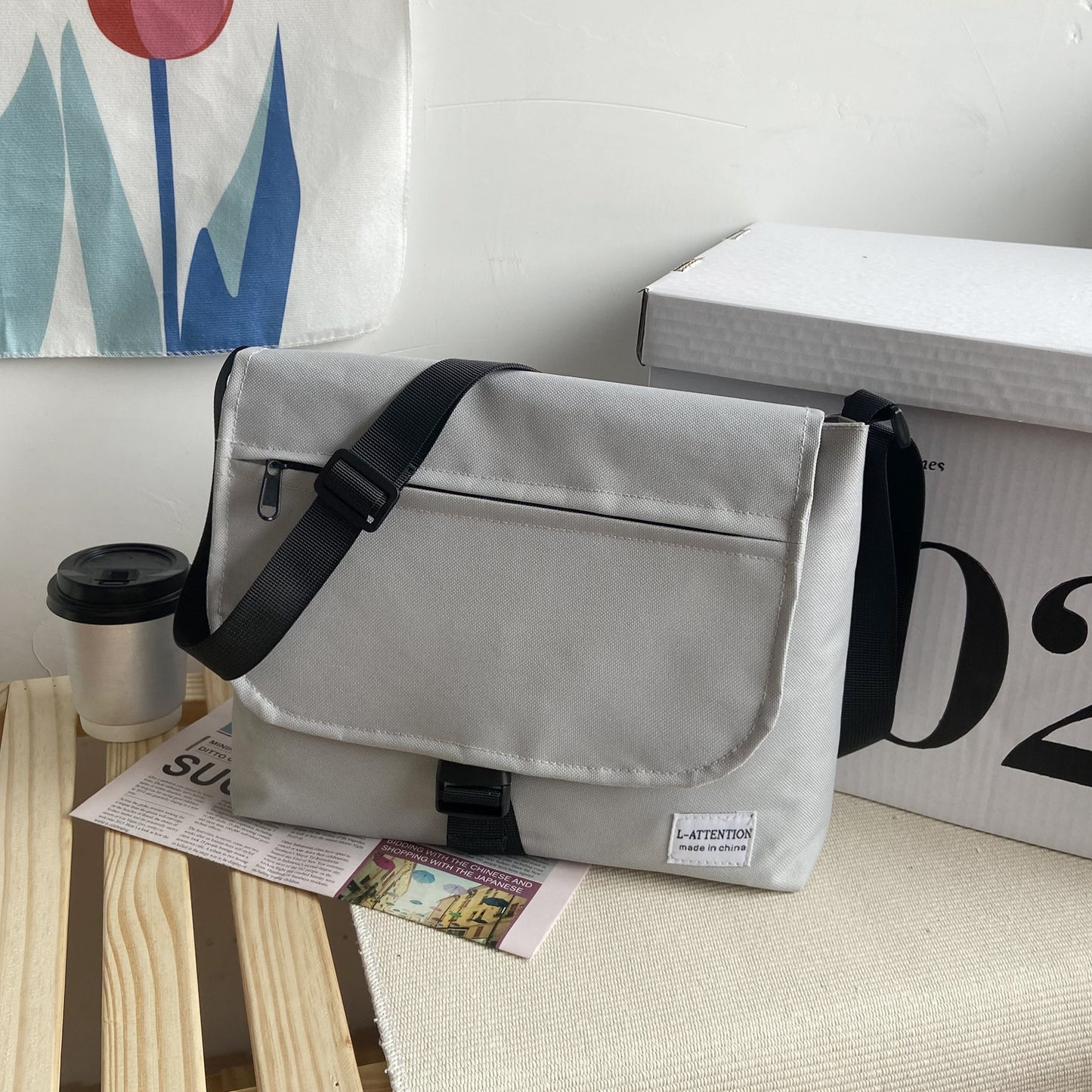 Men's And Women's Fashion Casual Single Shoulder Crossbody Bag