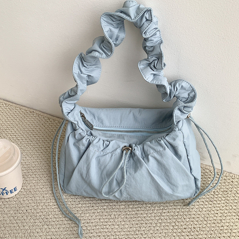 Pleated Armpit Cloud Simple Graceful Korean Style Shoulder Bag
