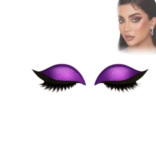 Lazy Eyeshadow Eyelash Stickers