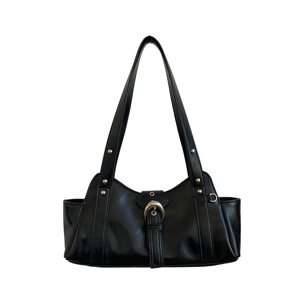Niche Design Fashionable PU Leather Shoulder Tote Bag
