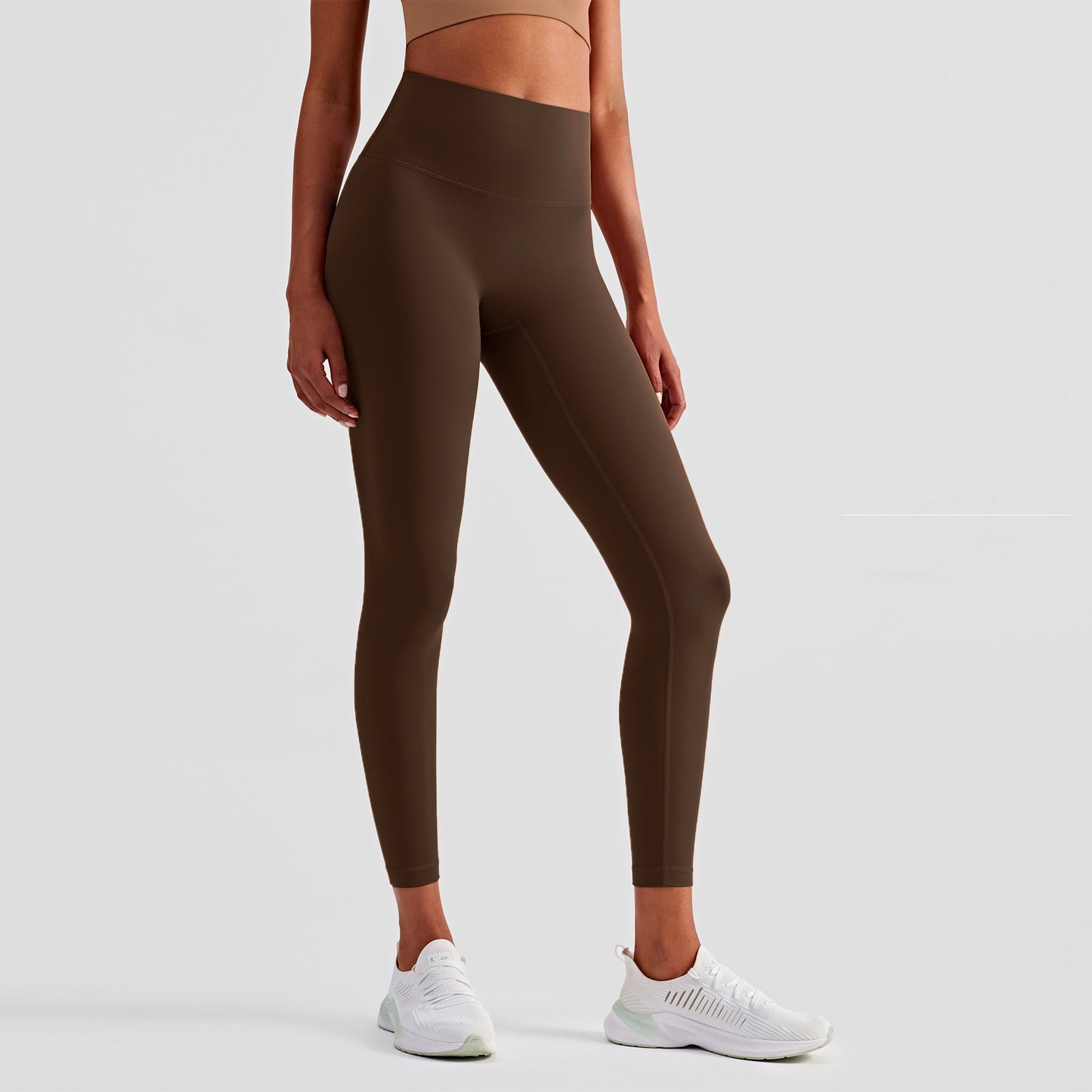 Yoga Pants Nude Feel High Waist Peach Hip Slim Fit Fitness Pants Female