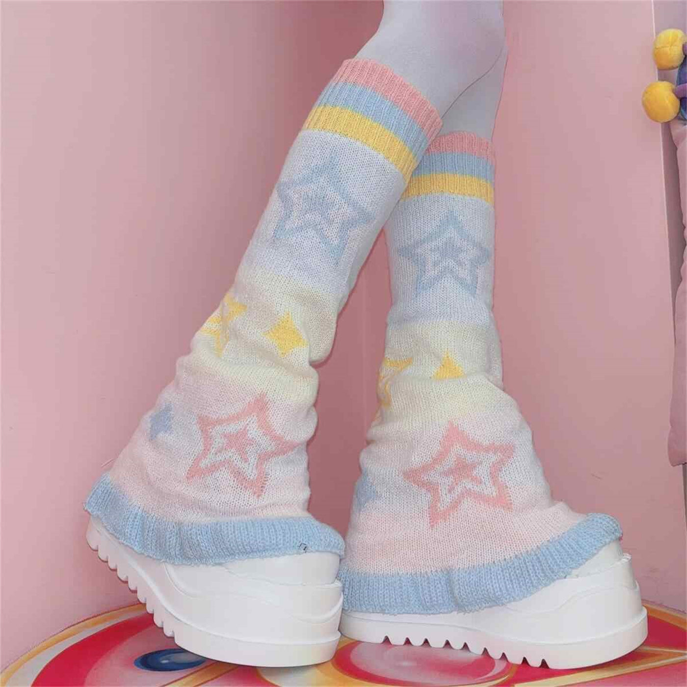 Sock Cover For Middle Tube Flared Leg