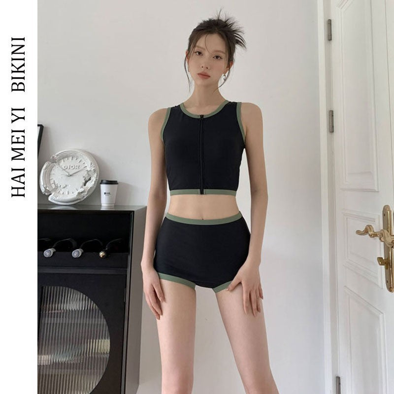Korean-style Minimalist Fashion New Spa Resort Swimsuit Set