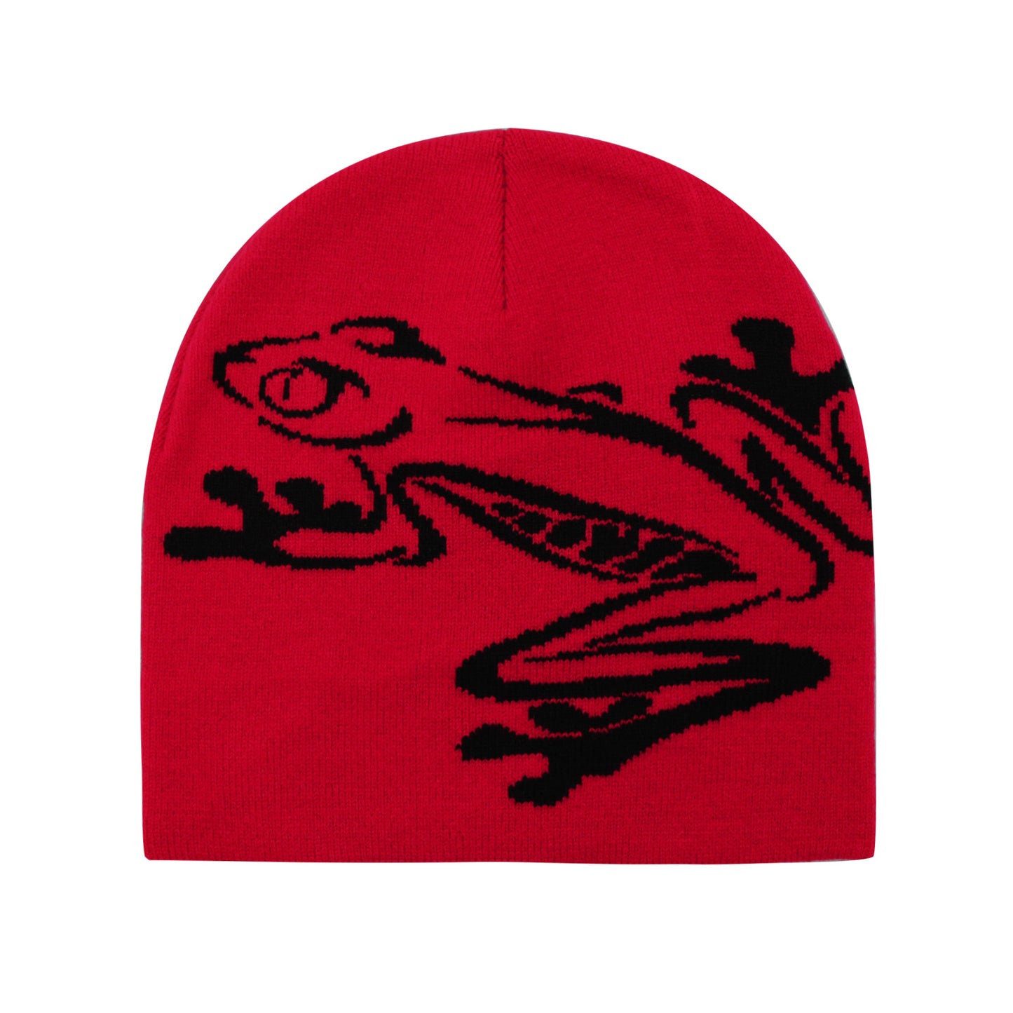Casual Frog Knitted Street Jacquard Personality Pullover Hat