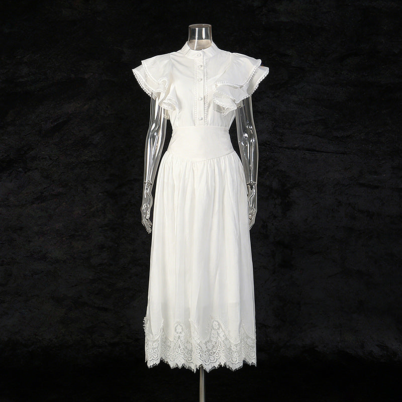 Retro Romantic Style Skirt Set For Women