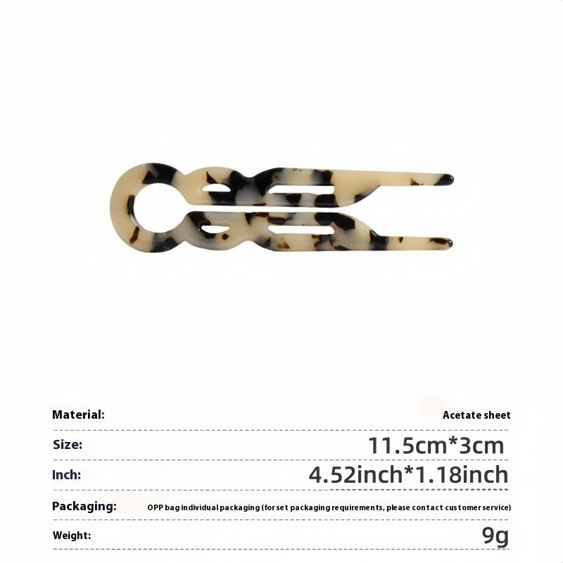 Acetate Hairpin U-shaped French Style