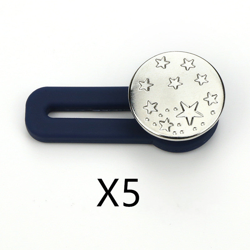 No Sew Jeans With Adjustable Expansion Waist Button