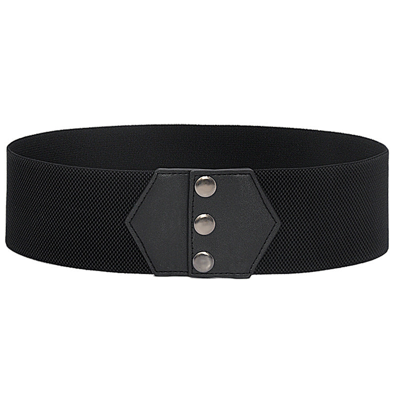 Women's Fashion Solid Color Elastic Band