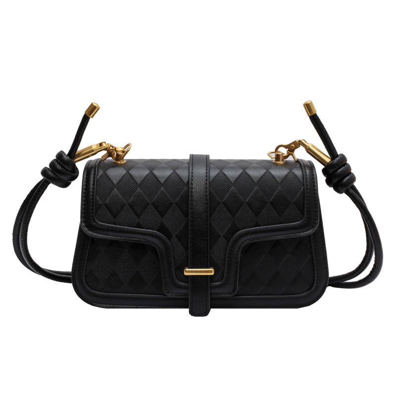 Diamond Small Bag Women's New Fashion Shoulder Underarm Bag High-grade Western Style