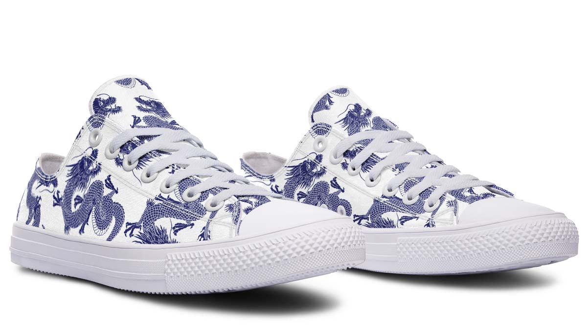 Fashion Print Couple Low-Top Canvas Shoes