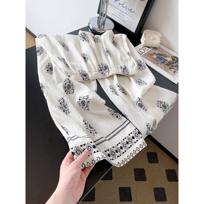 Bohemian-style Linen Wide-leg Pants For Women Perfect For Summer