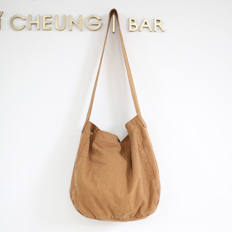 Women's Vintage Casual Washed Canvas Shoulder Crossbody Bag
