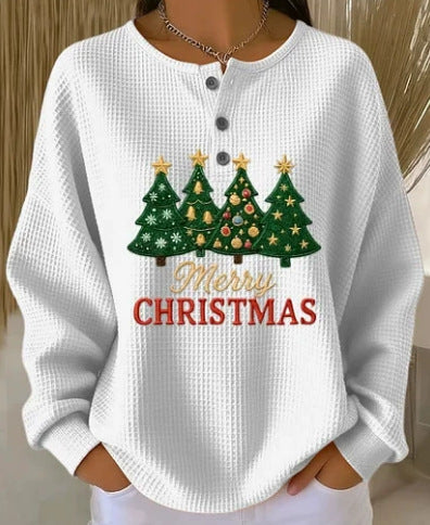 Dame Retro Afslappet Sweatshirt