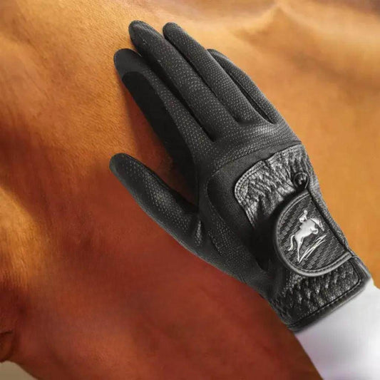 Ladies' Leather Equestrian Gloves