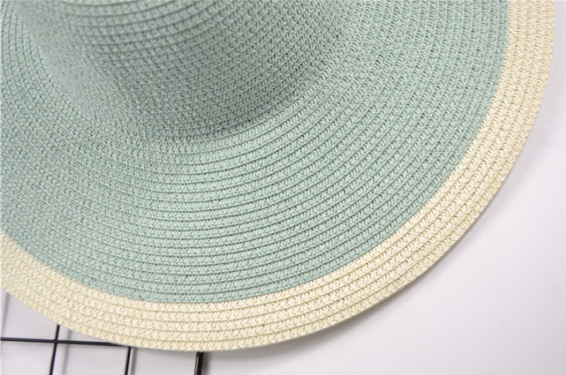 Women's Big Brim Hat Fashion Stitching Sweet