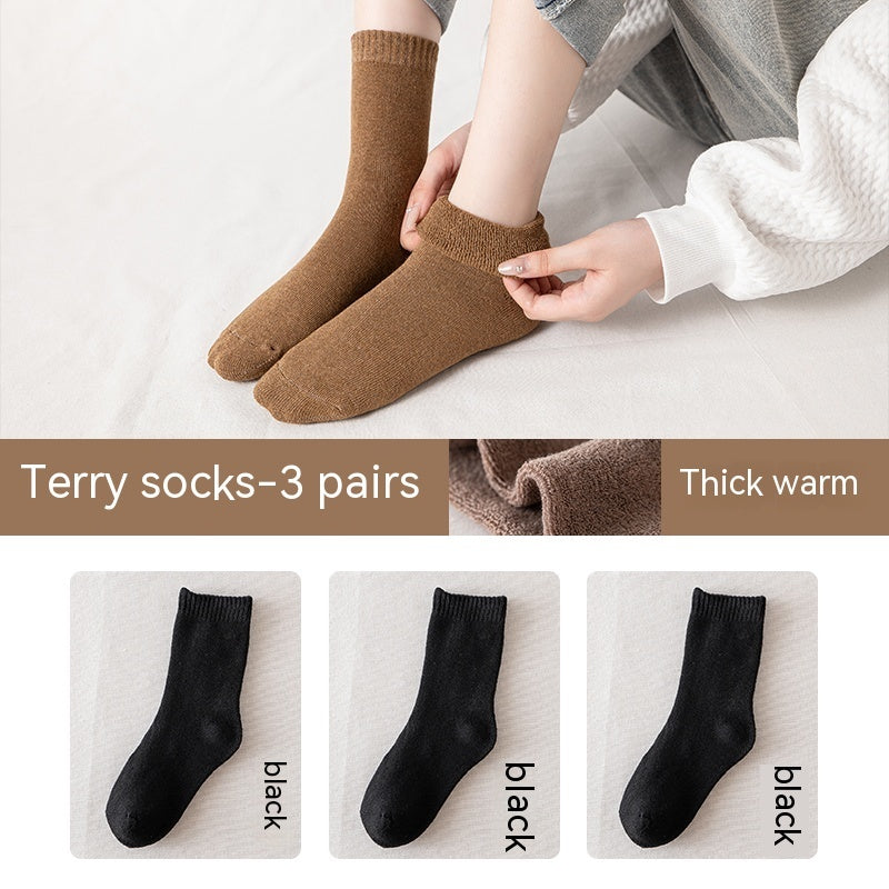 Non Pure Cotton High Tube Loafers And Socks