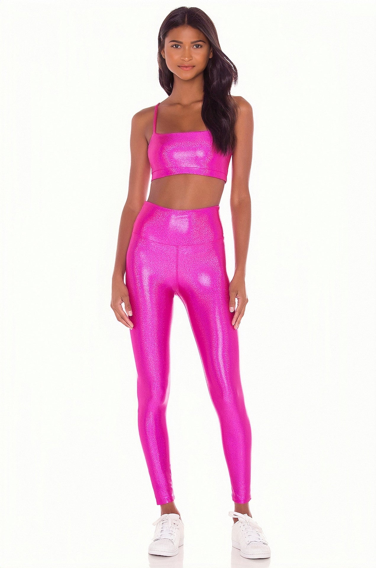 New Rose Red Yoga Fitness Vest Trousers