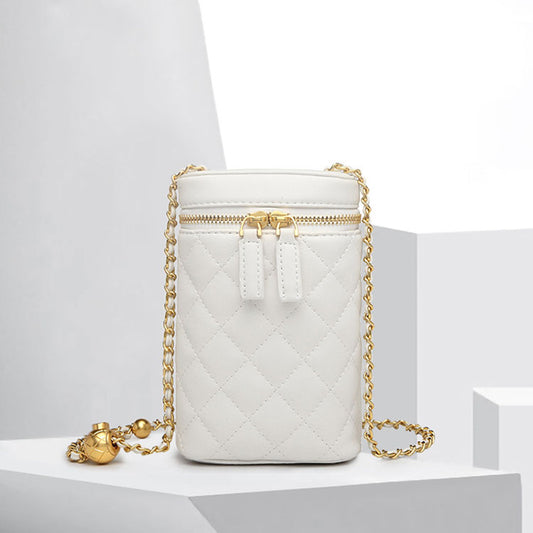 Simple Rhombus Chain Shoulder Messenger Bag