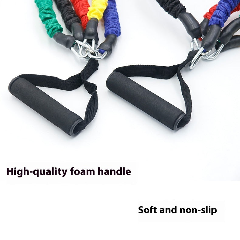 Multi-functional Household TPE Resistance Tube 11-piece Set