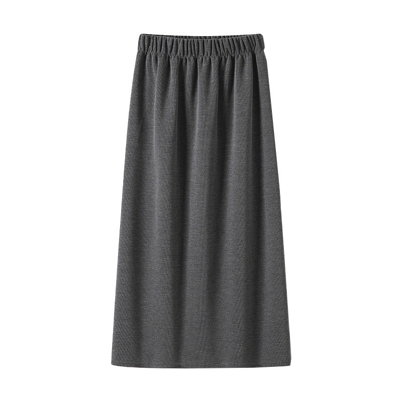 High-waisted Knitted Midi Bodycon Skirt