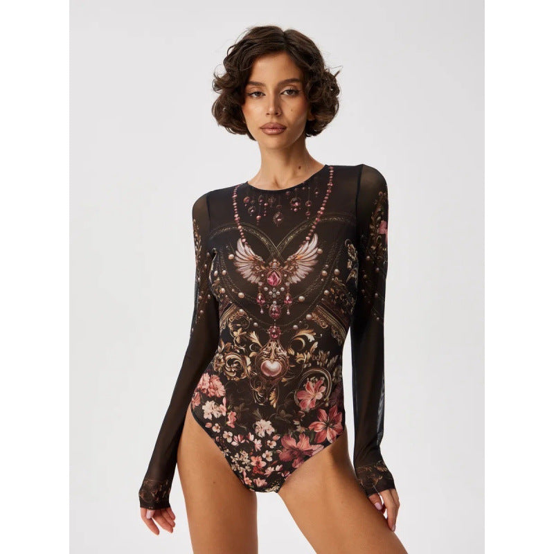 European And American One-piece Bikini Russian Swimsuit