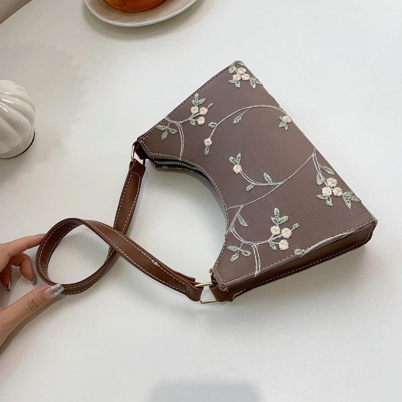 Transparent All-match Niche Lace Underarm Bag