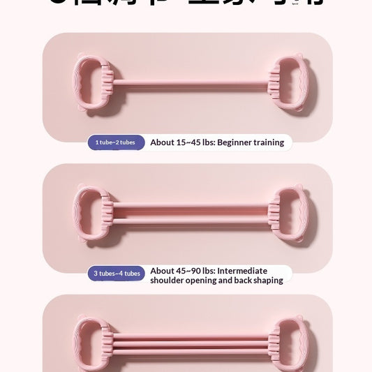 New 8-shaped Puller For Women, Back Opener, Shoulder Beautifier, Elastic Resistance Band