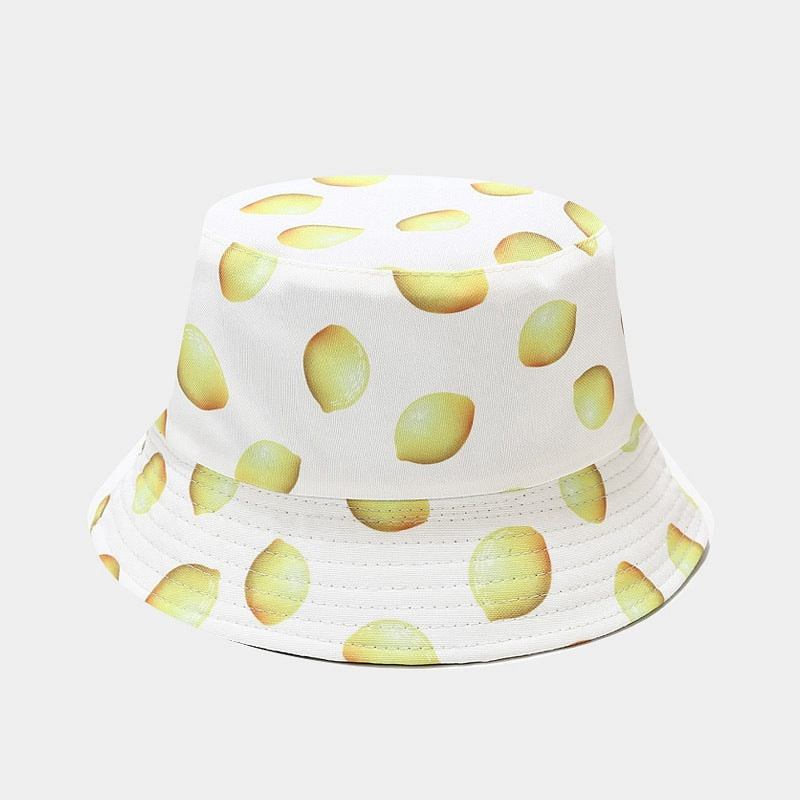 Fruit Pattern Bucket Hat Men And Women Outdoor Casual Sun Hat