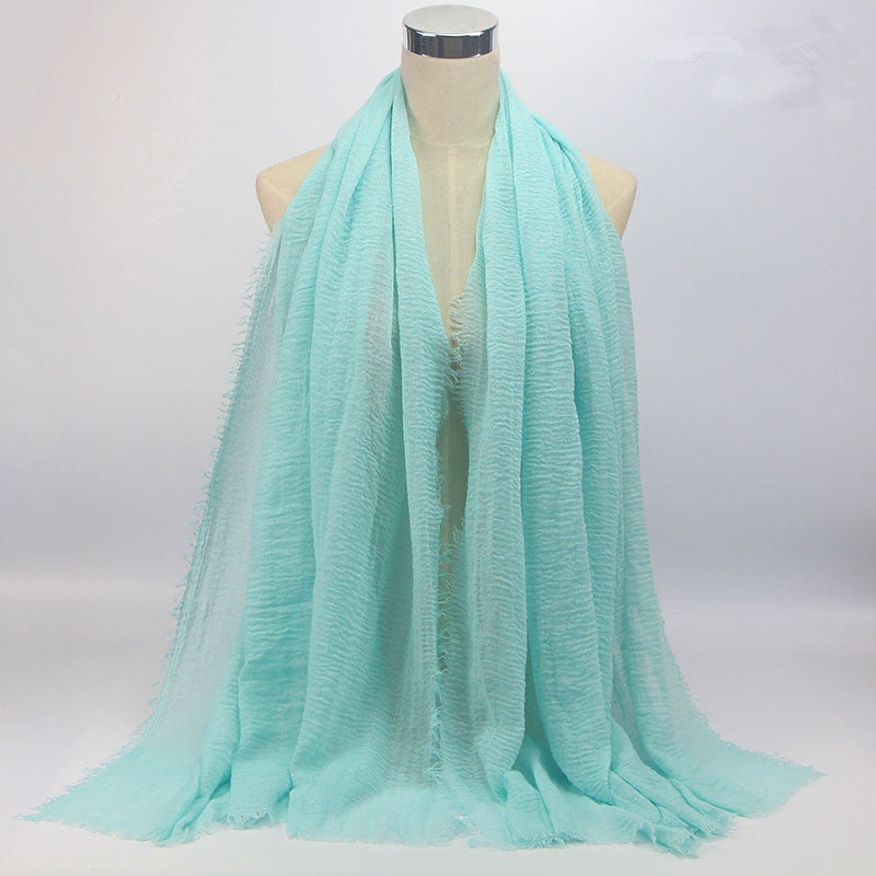 Fashion Vacuum Women's Scarf Cotton Linen Headscarf