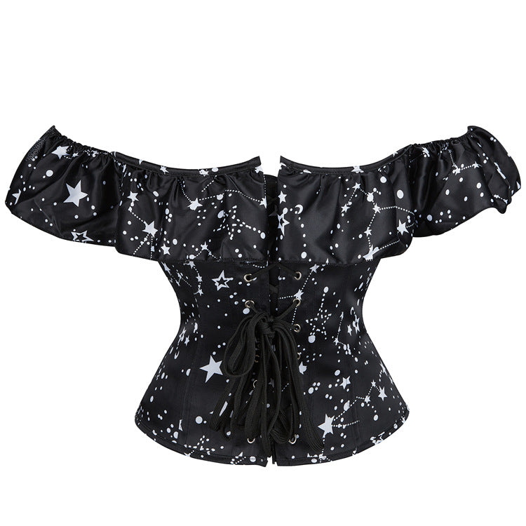 Dame Shapewear Top med Én Skulder Korset