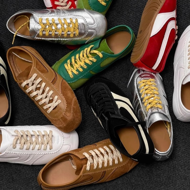 Genuine Leather Retro Women's New Autumn Casual Versatile Sneakers