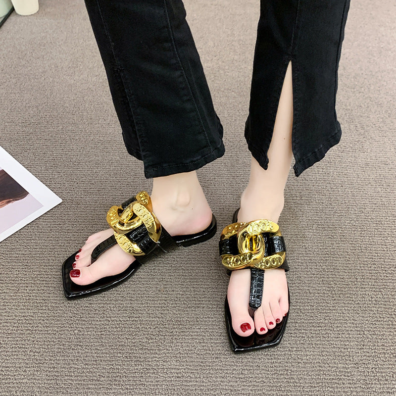 New Large Size Flip-flops Simple Toe