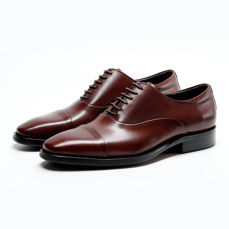 New Men's Business Three-joint Casual Formal Leather Shoes