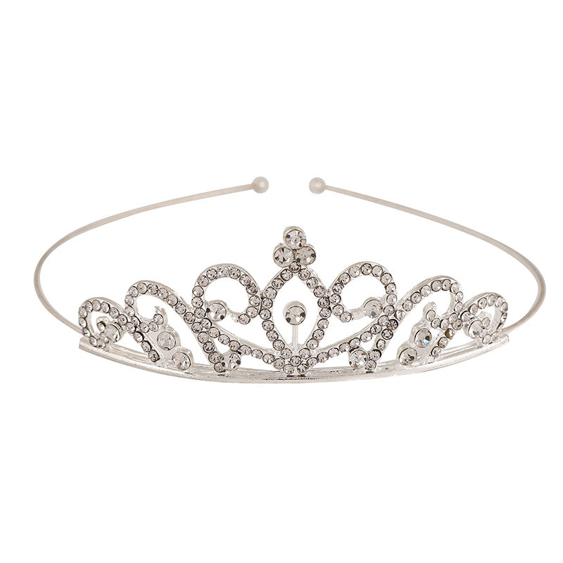 Children's Rhinestone Three-dimensional Crown Headband