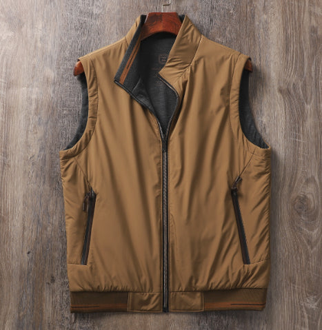 Double-sided Vest Man Business Sleeveless Jacket