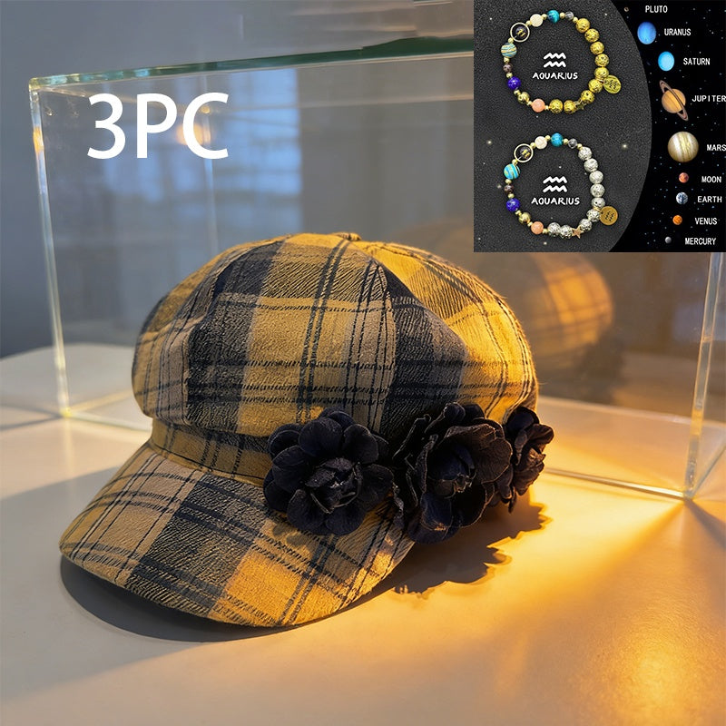 British-style Casual Painter Hat That Is Versatile And Can Show Off Your Face