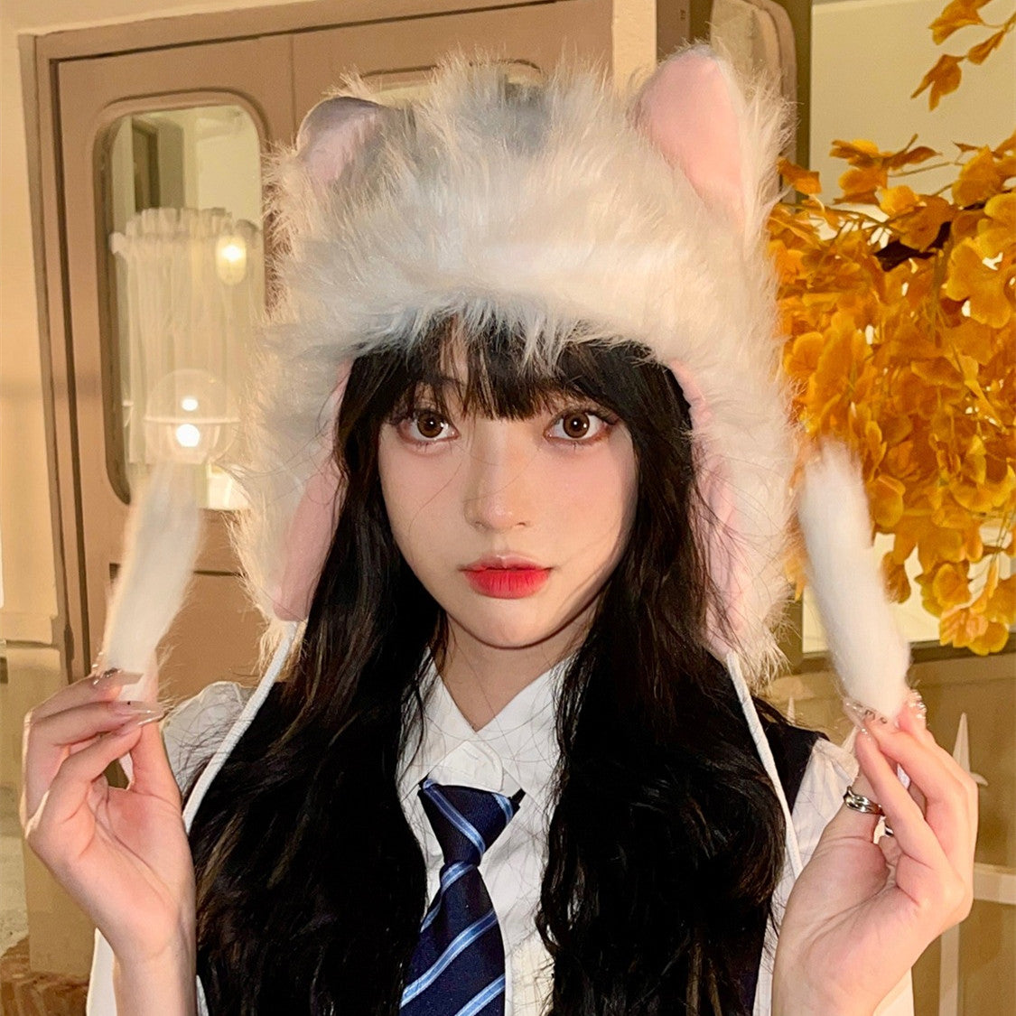 Women's Fashion Simple Cat Ear Hat