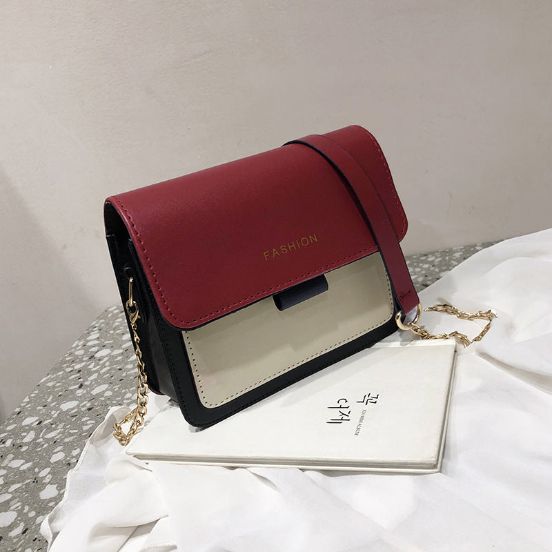 Women's Fashion Texture Versatile Chain Messenger Bag