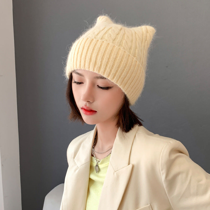 Super Cute Little Ear Knitted Wool Hat