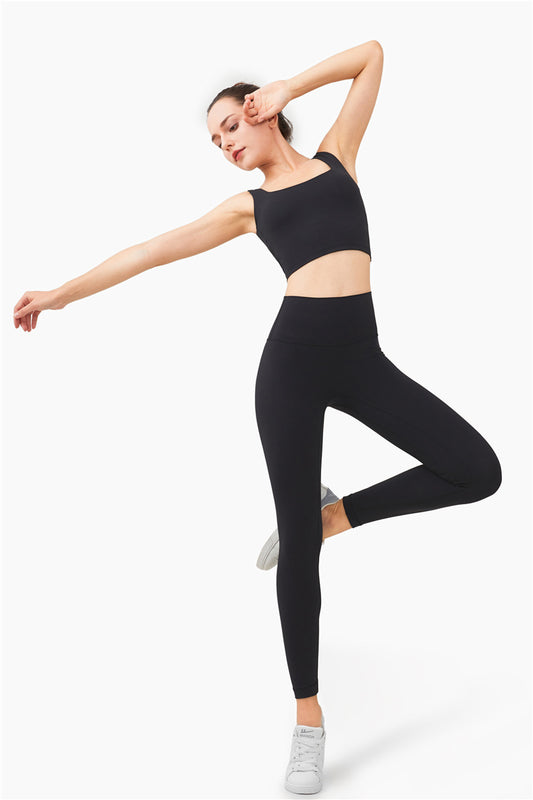Mild Support High Waist Sculpting Hip Lift Peach Fitness Pants