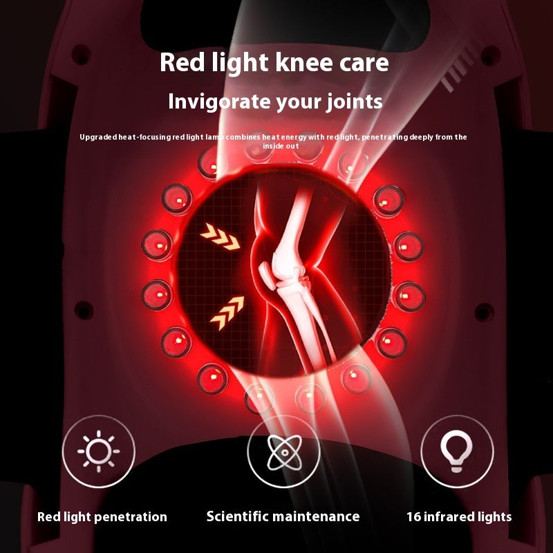 Wireless Knee Massager Red Light Heating