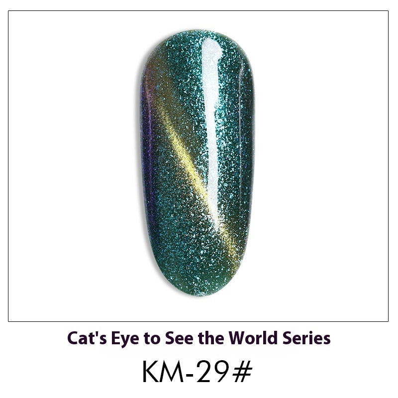 New 36 Colors Suit White Phototherapy Plastic Cat Eye Series Nail Polish Gel