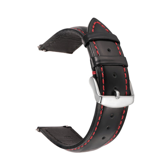 Quick Release Ear Leather Strap Bright Cowhide