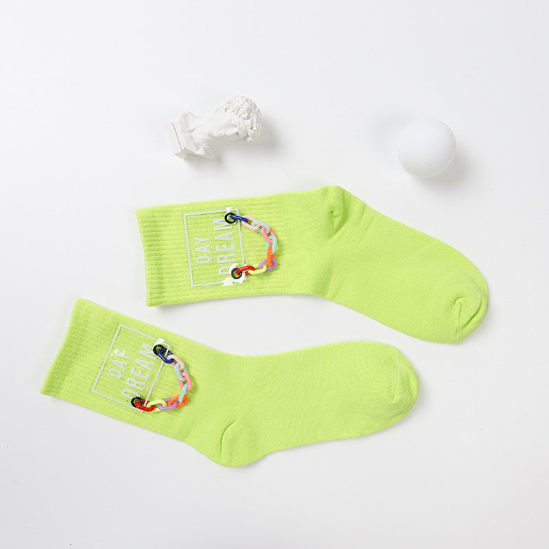 Korean Casual Breathable Sweat Socks