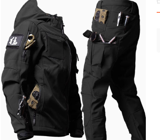 Men's Fleece Jackets Overalls And Workwear Pants For Autumn And Winter