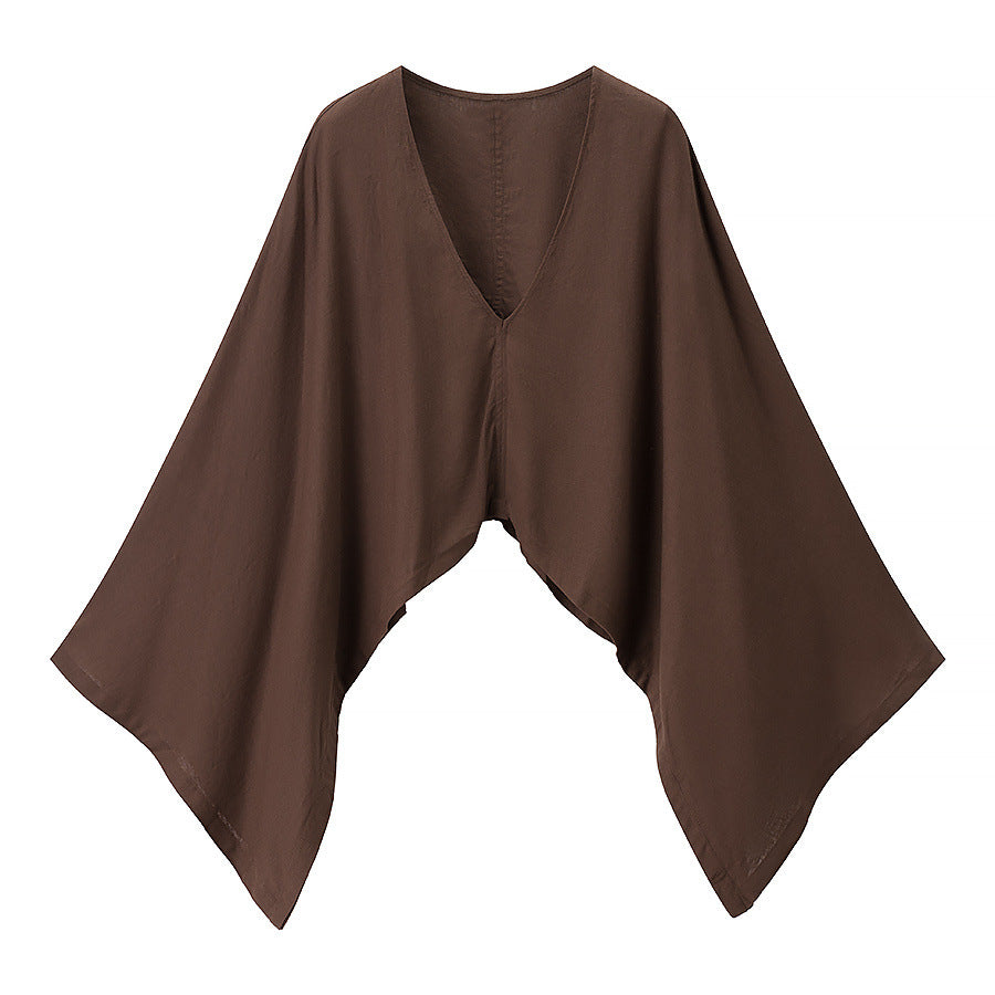 Asymmetrical Kimono-style Outerwear Top