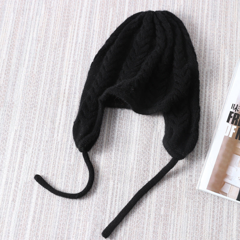 Versatile Knitted Wool Twist Ear Guards