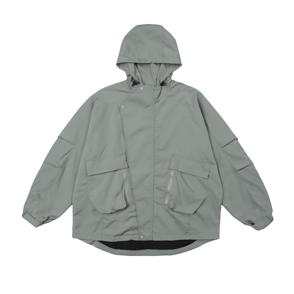 Men's Hipster Ins Niche Loose Hooded Jacket