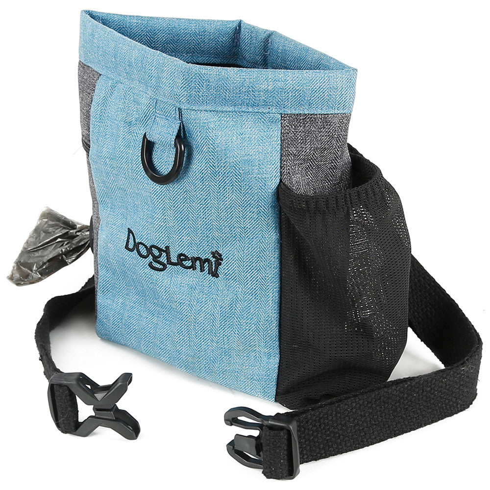 Portable Training Dog Snack Bag Canvas Waist Outdoor